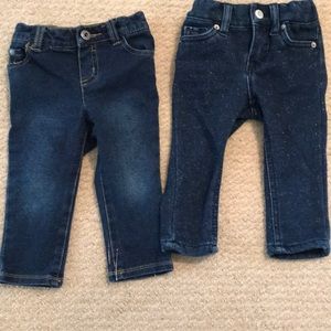 2 pairs of jeans